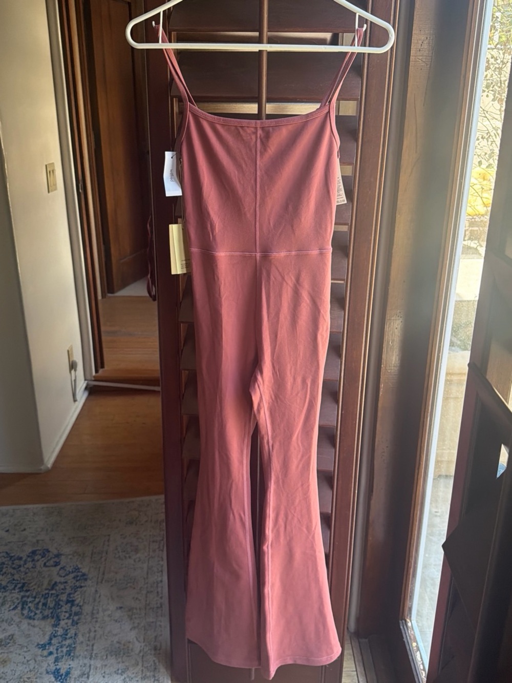 Wildred brand new jumpsuit - flare leg in color cinder pink rose 2XS